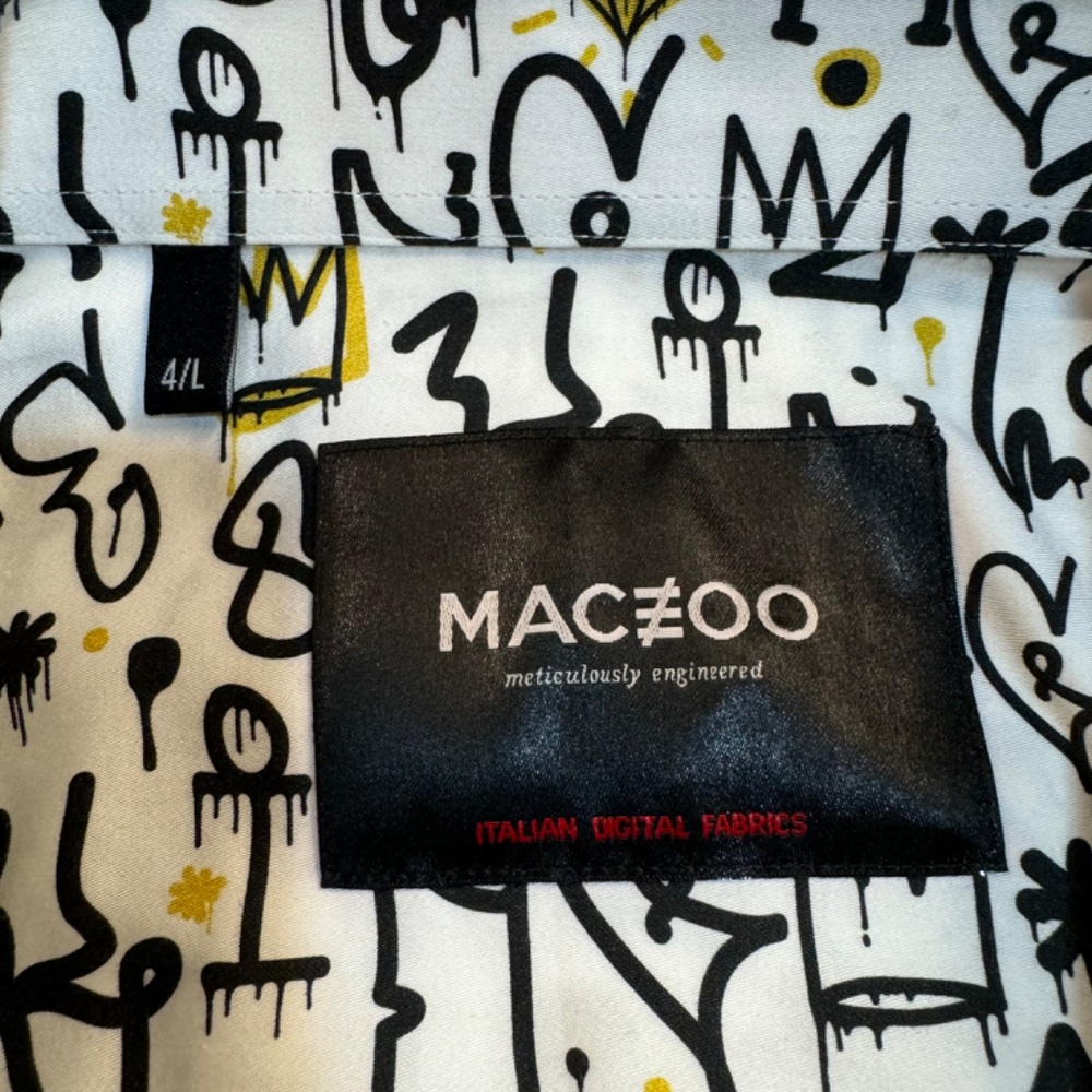 Maceoo Fibonacci King White Button Down Shirt - image 3